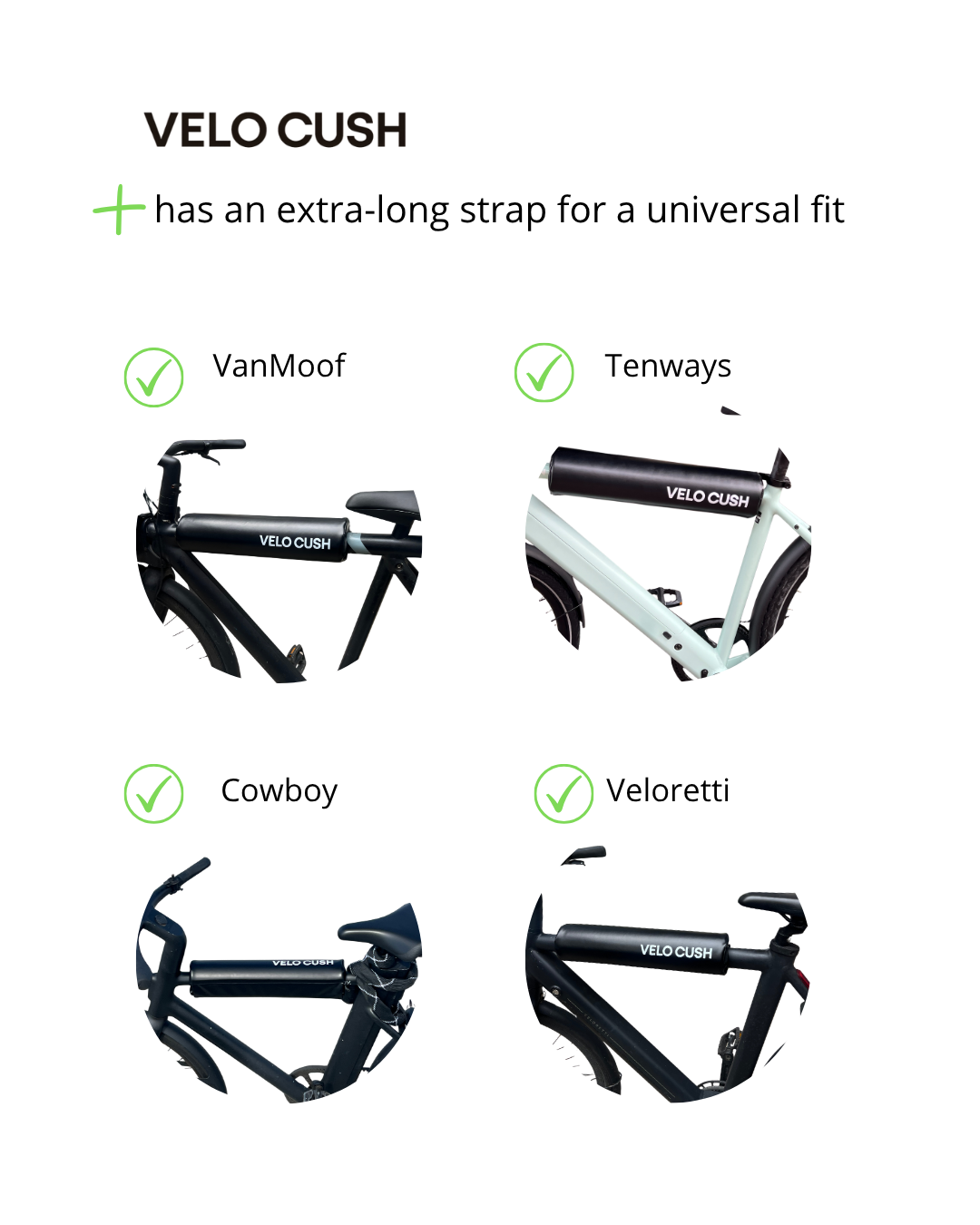 Classic e-bike cushion