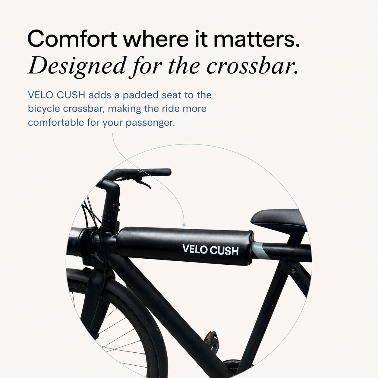 Classic e-bike cushion