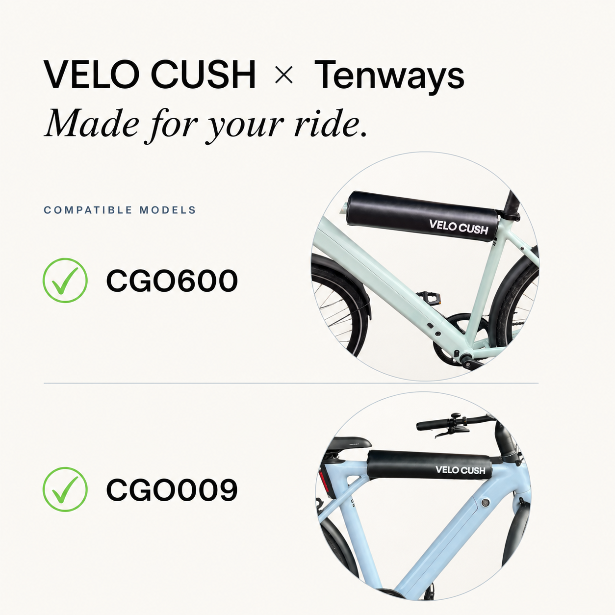 Classic e-bike cushion