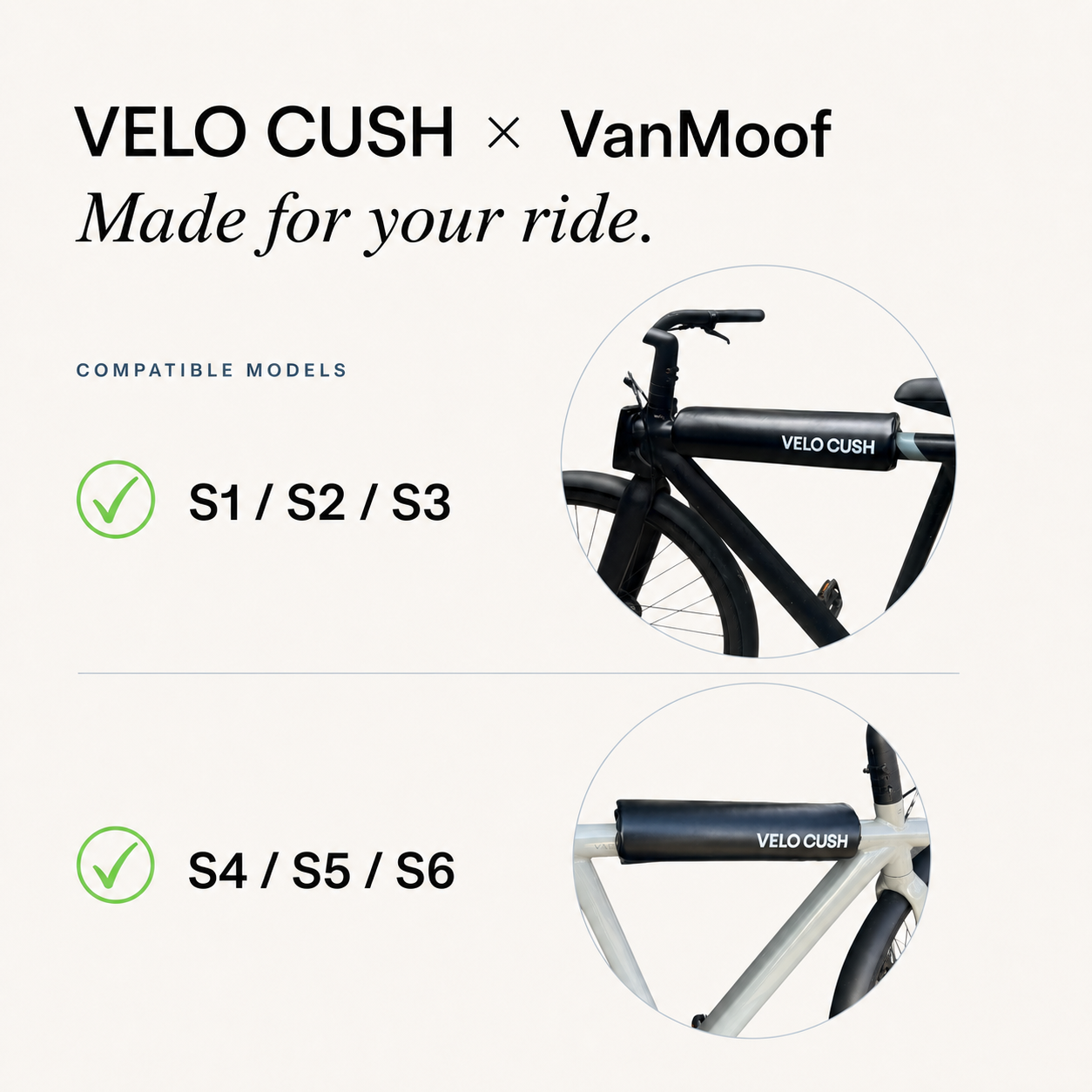 Classic e-bike cushion